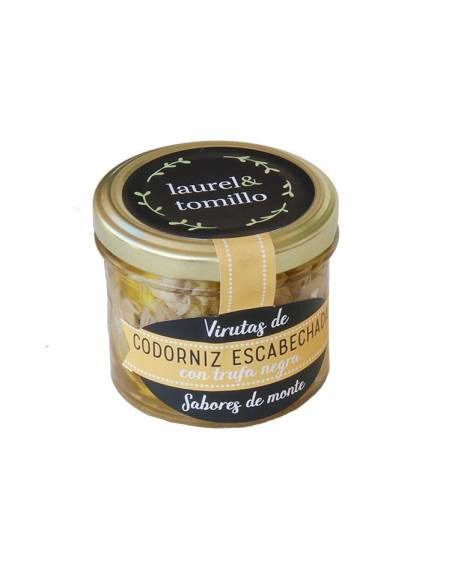 Wachtelscheiben mit schwarzem Trüffel (90 g)