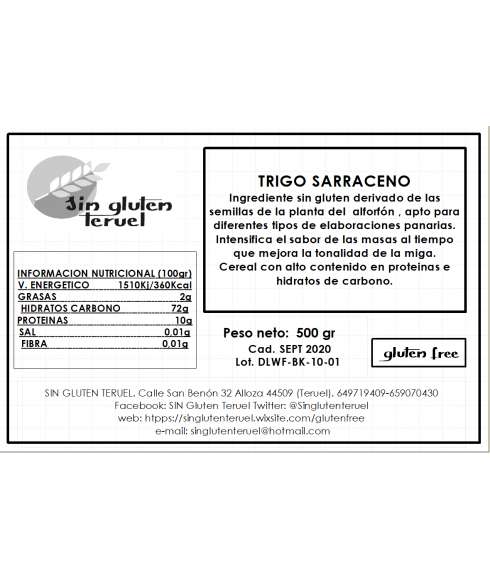 Harina de trigo sarraceno