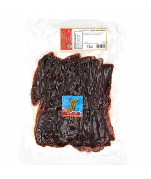 Cecina de cabra loncheada