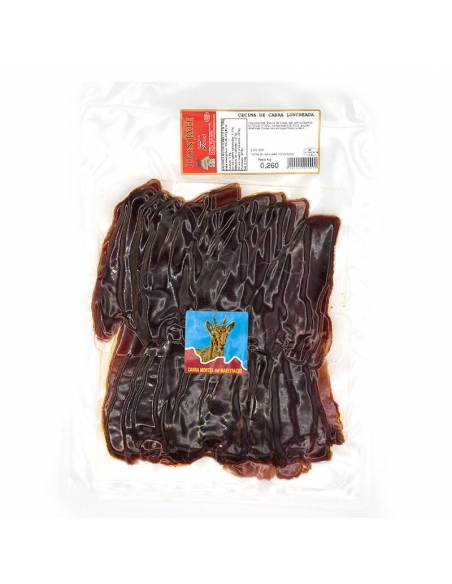 Cecina de cabra loncheada