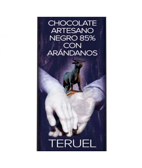 Artisan Dark Chocolate 85% with Blueberries