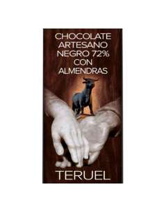 Cioccolato Fondente Artigianale 72% con Mandorle