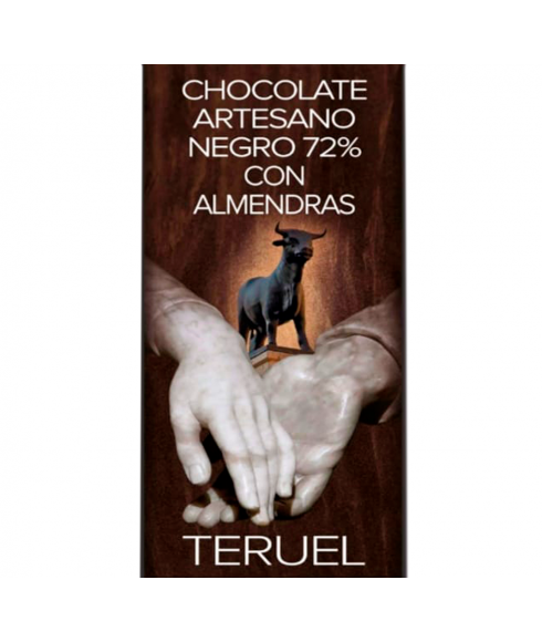 Chocolate Artesano Negro 72% con Almendras