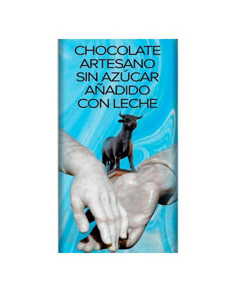 Handgemachte zuckerfreie Milchschokolade