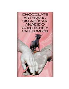 Chocolate Artesano con Leche y Café Bombón (sin azúcar)