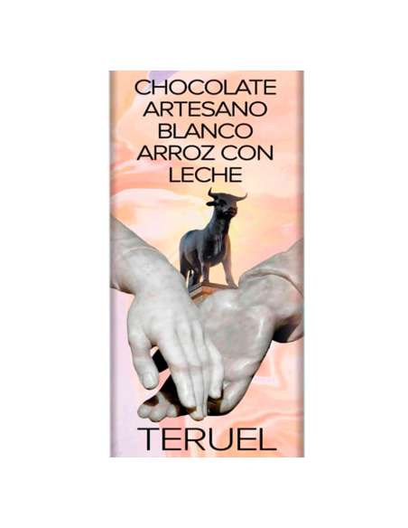 Chocolat blanc artisanal avec riz au lait