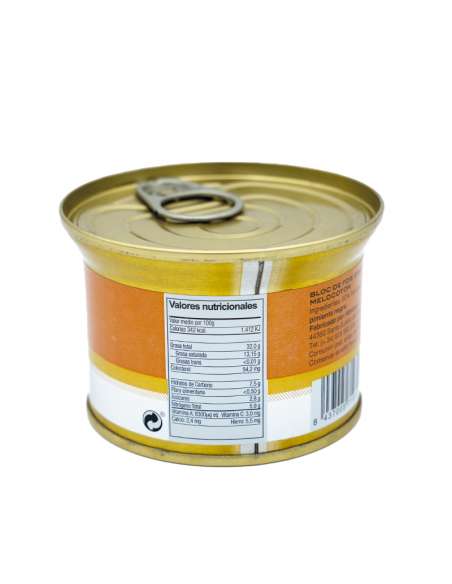 Block Foie Gras mit Pfirsichstücken