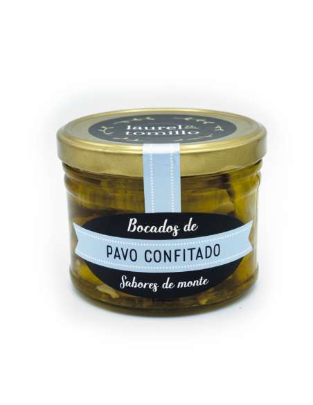 Bocados de pavo confitado 350g