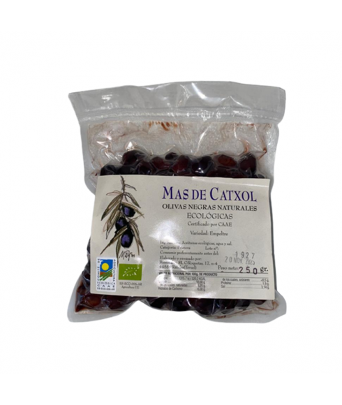 Natural black olives Mas de Catxol