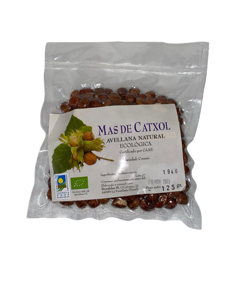 Organic natural hazelnut Mas de Catxol