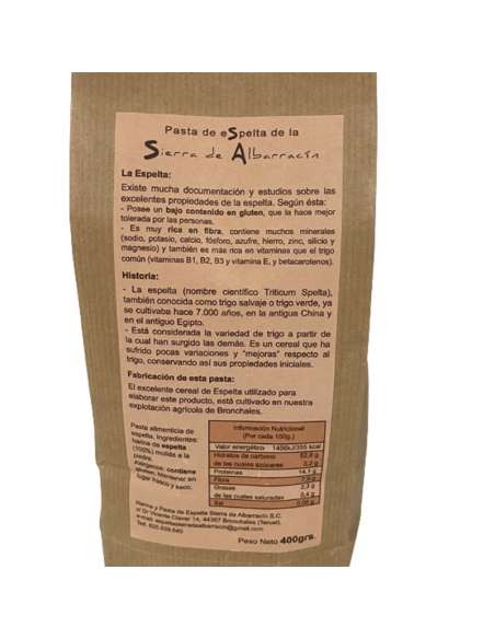 Pasta de espelta garganelli