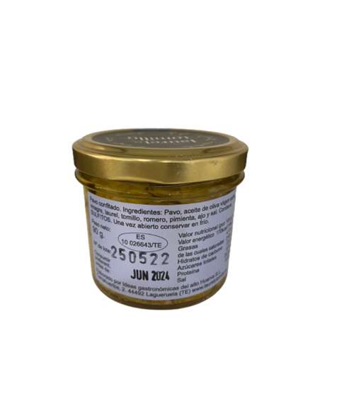 Lamelles de dinde confite 90 g