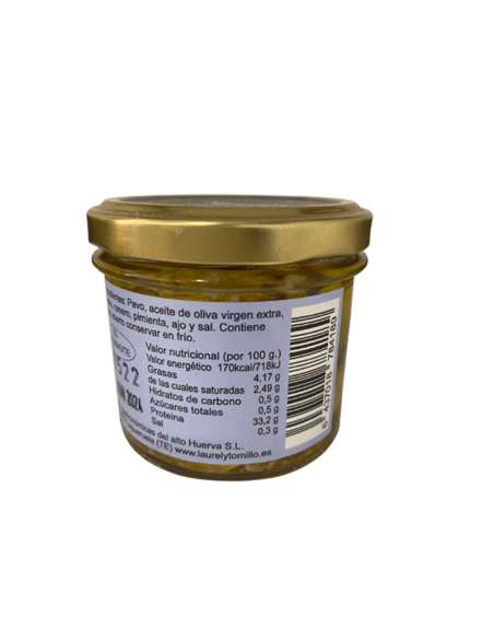 Trucioli di confit di tacchino