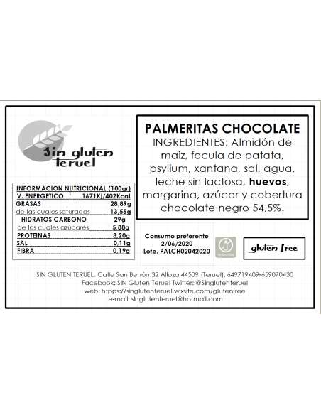 Glutenfria chokladpalmer
