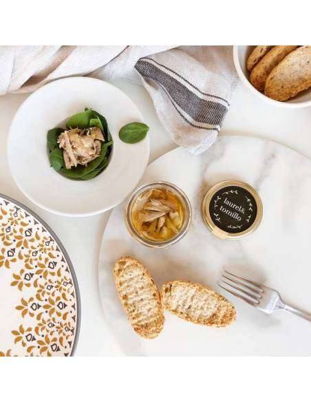 Quail shavings with black truffle