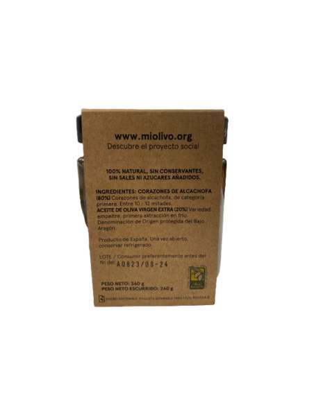 Roasted artichoke hearts in extra virgin olive oil