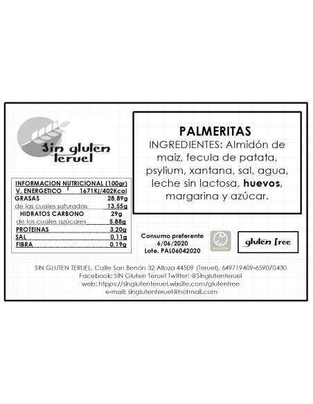 Glutenvrije palmbomen