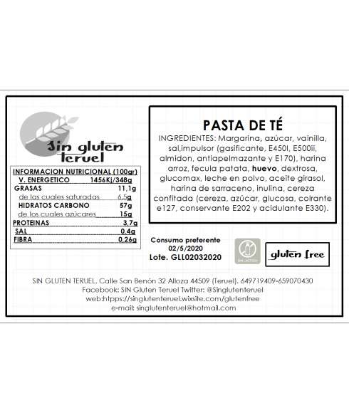 Glutenfreie Teepasten