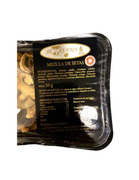 Mezcla de setas deshidratadas