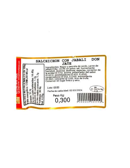 Salsiccia di cinghiale