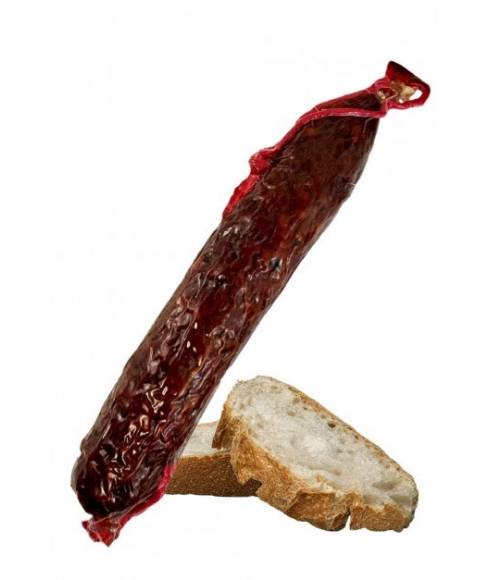 Salami with mushrooms