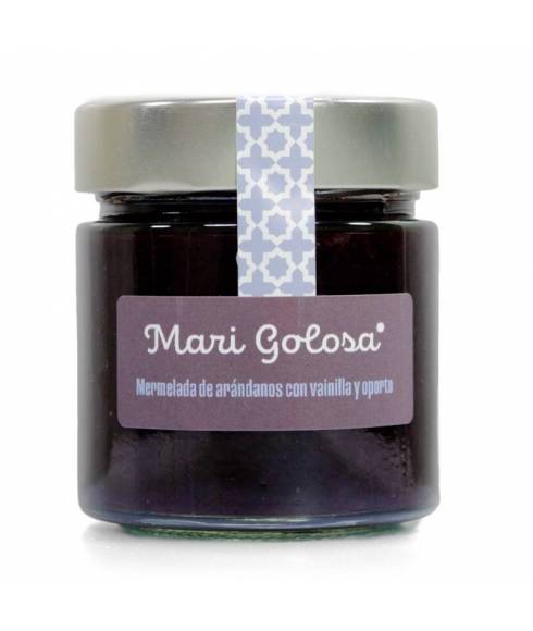 Blueberry jam with vanilla and port