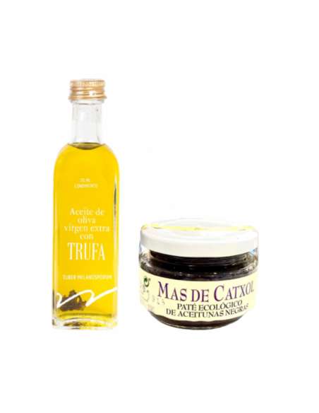Pack Huile à la truffe et pate d'olive noire