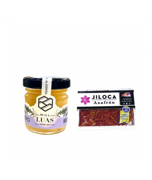 Honey and saffron pack
