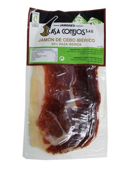 jamón loncheado ibérico 50%