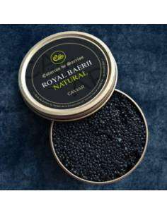 Naturlig svart kaviar