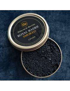 Rökt svart kaviar
