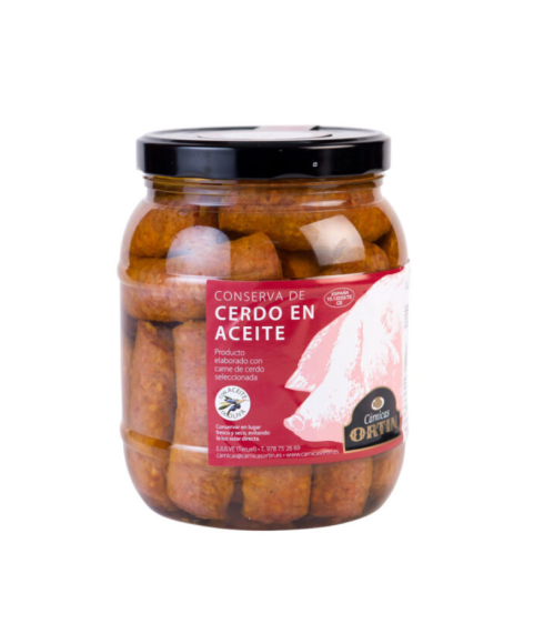 Saucisse artisanale en conserve