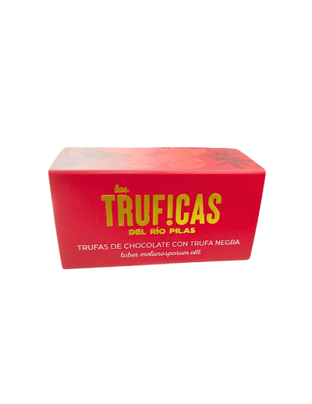 Trufas de chocolate con trufa negra