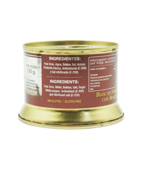 Foie gras mousse with boletus