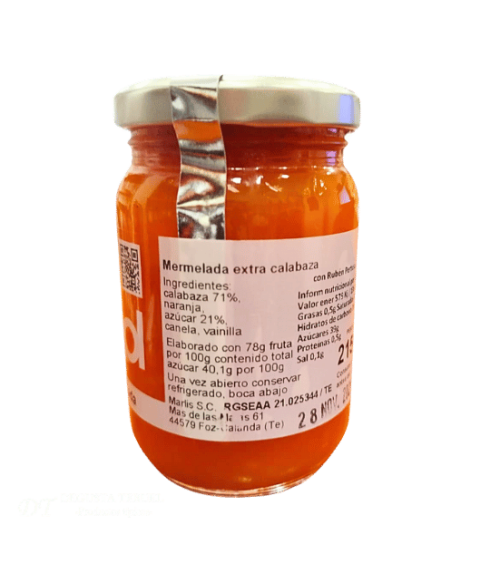 Kürbis- und kandierte Orangenmarmelade