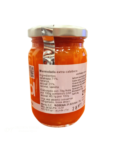 Kürbis- und kandierte Orangenmarmelade