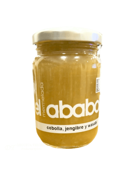 Mermelada de cebolla, jengibre y wasabi