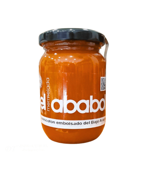 Confiture de pêches en sachet du Bas-Aragon
