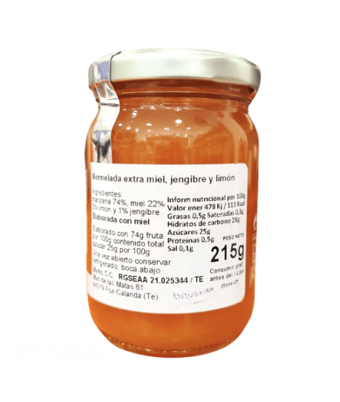 Honig-, Ingwer- und Zitronenmarmelade