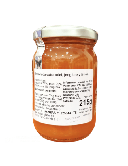 Honey, ginger, and lemon jam