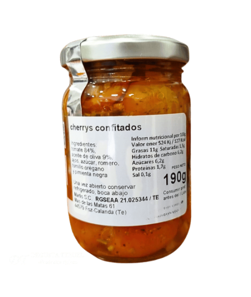 Confiture de cerises confites