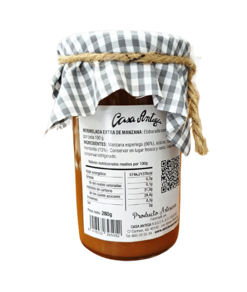 Mermelada de manzana esperiega con membrillo