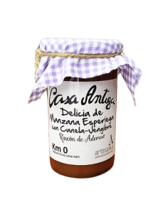 Confiture de pommes Esperiega, cannelle et gingembre