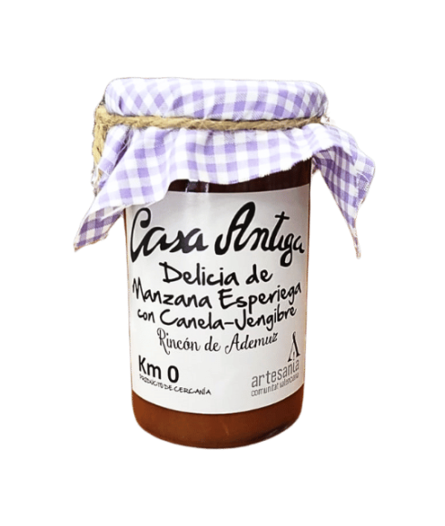 Confiture de pommes Esperiega, cannelle et gingembre