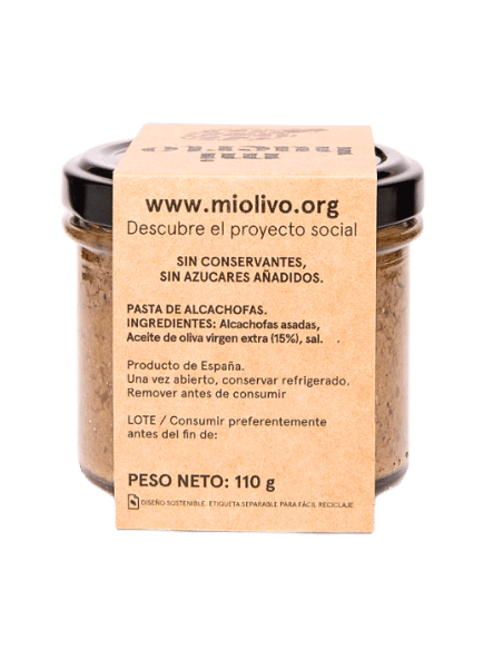 Paté de alcachofas asadas