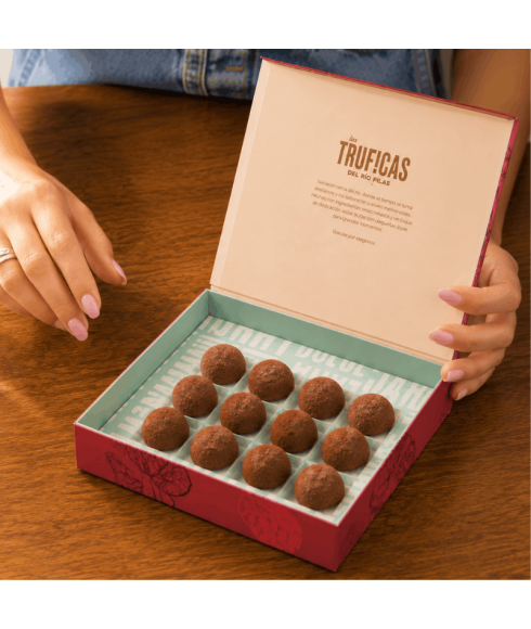 Truffes au chocolat à la truffe noire