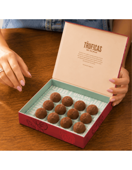 Chocoladetruffels met zwarte truffel