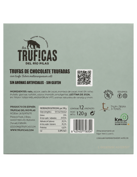 Truffes au chocolat à la truffe noire