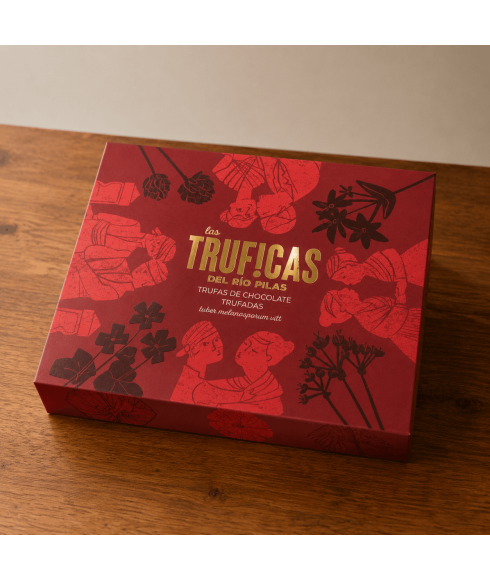 Chocoladetruffels met zwarte truffel