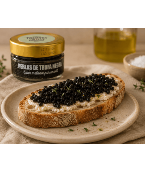 Black truffle pearls